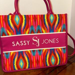 Sassy Jones Vibrant Multicolor Tote
